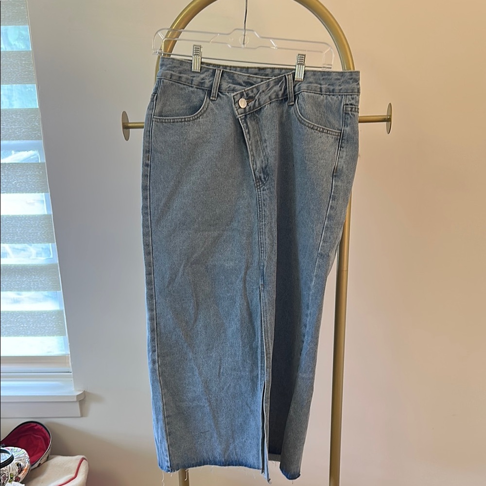 Classic Blue Women's denim skirt
